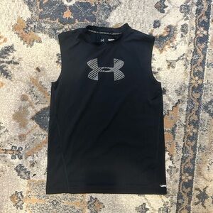 Under Armour Black Fitted HeatGear Shirt